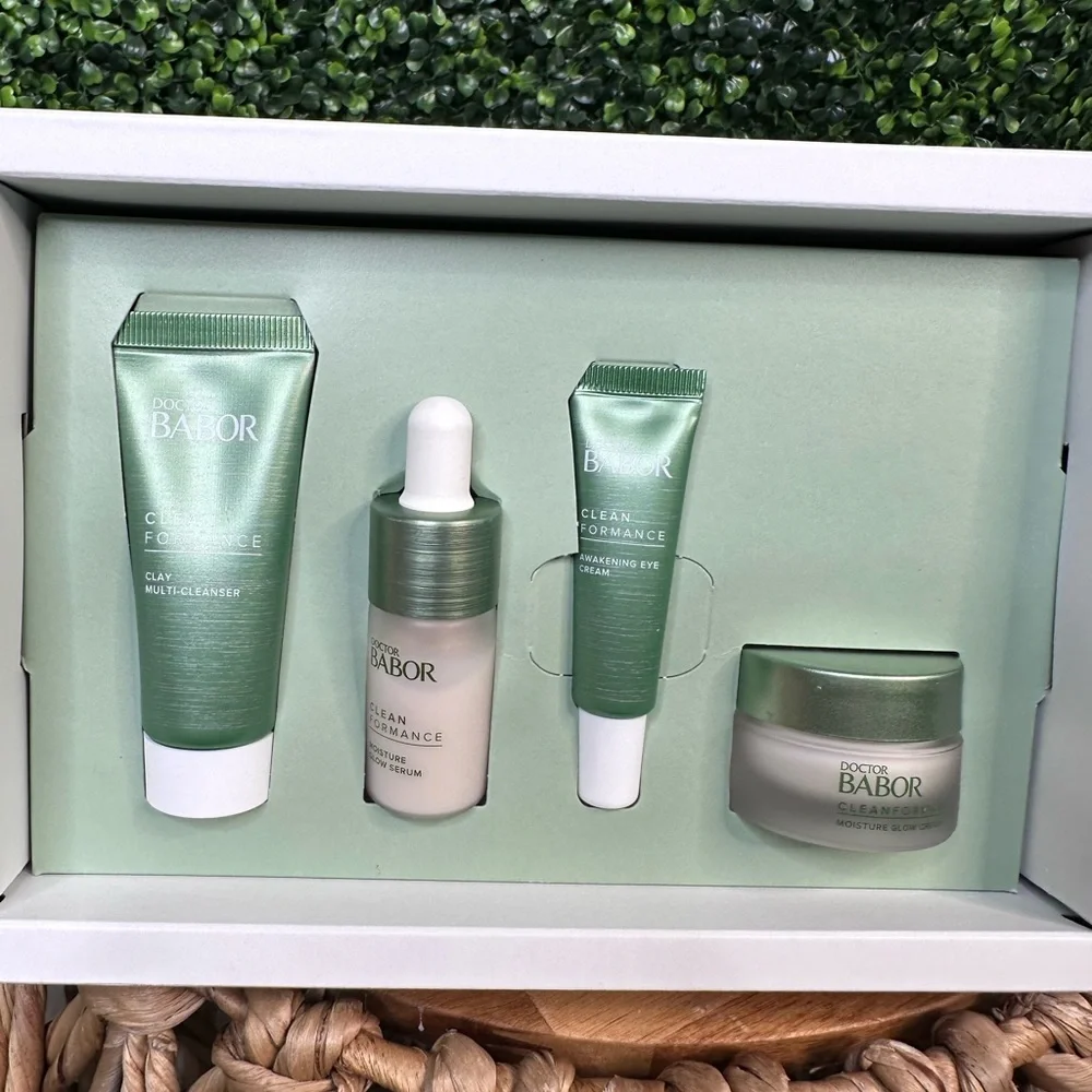 Doctor BABOR Cleanformance Pre-& Probiotic Moisture Glow Routine set‎ new in box